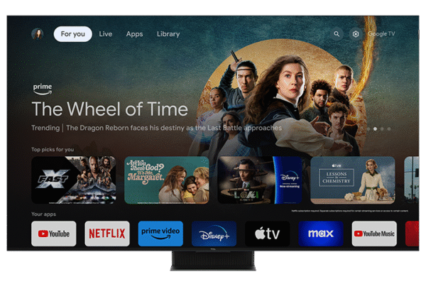 TCL 65” Unbreakable QD-Mini LED 4K Smart Google TV - Image 5