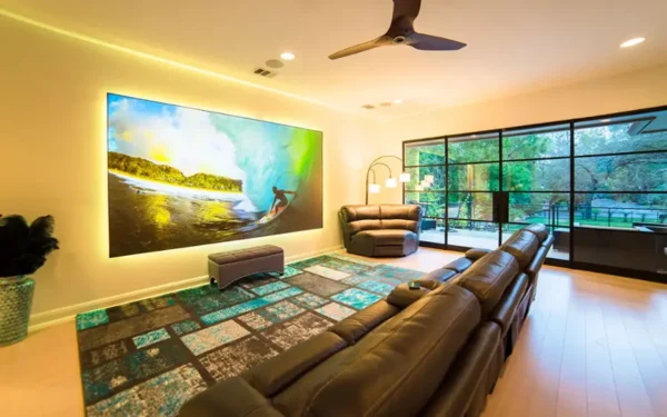 120” Unbreakable Black Diamond 1.4 Gain ALR Projector Screen - Image 7