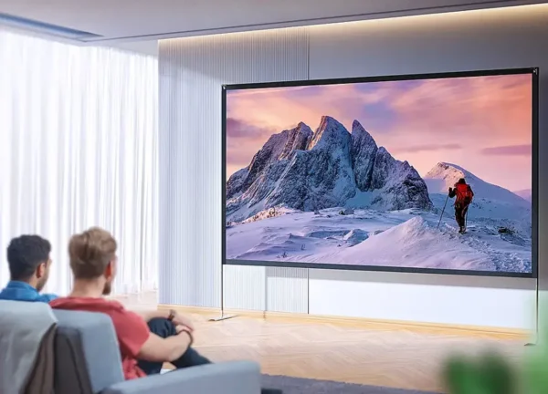 120” Unbreakable T Projector Screen - Image 3