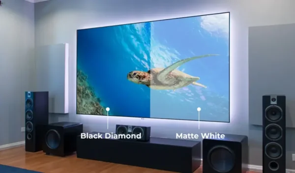 120” Unbreakable Black Diamond 1.4 Gain ALR Projector Screen - Image 4