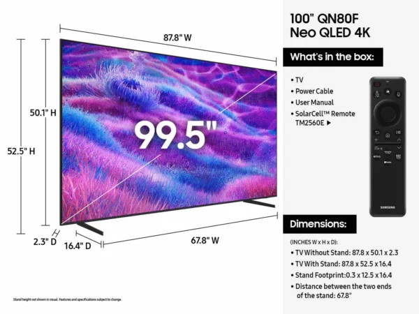 100” Unbreakable Neo QLED 4K Smart TV - Image 4